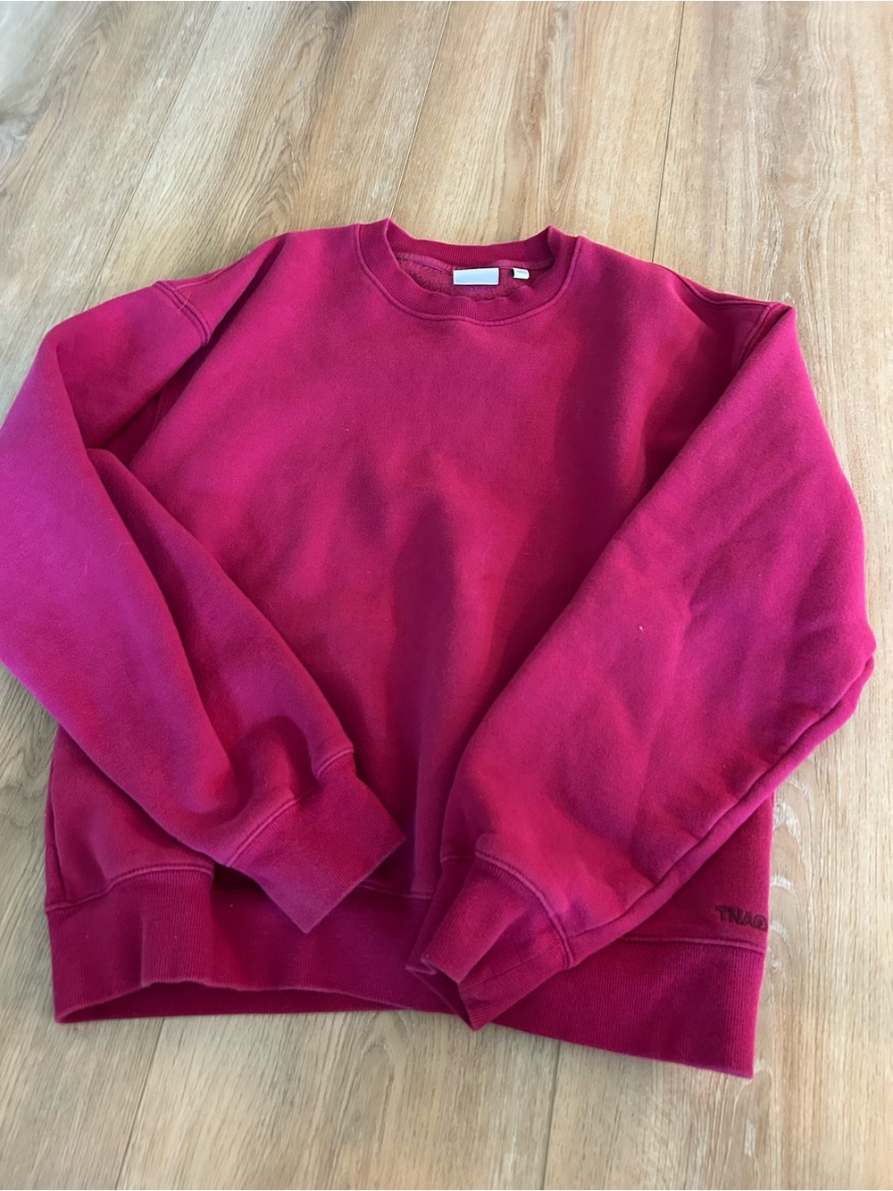 Aritzia Women's Crewneck Sweatshirt in Deep Rose